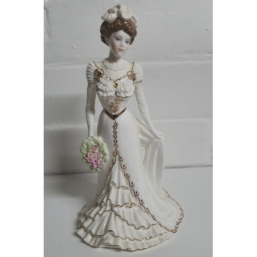 33 - Coalport fine bone china figurine - Charlotte