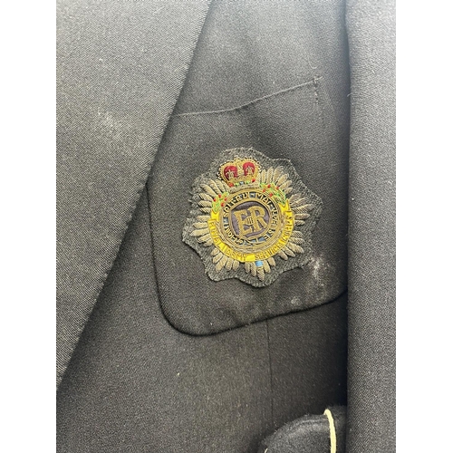 168 - Military Blazer with Royal Army Service Corps Badge along with a service cap and Middle Eastern Land... 