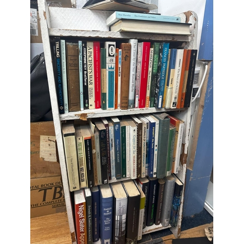 72 - Painted Book Shelf Containing a Quantity of Good Books