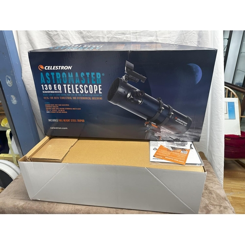 80 - Celestron Astromaster 130 EQ Telescope (new and boxed)