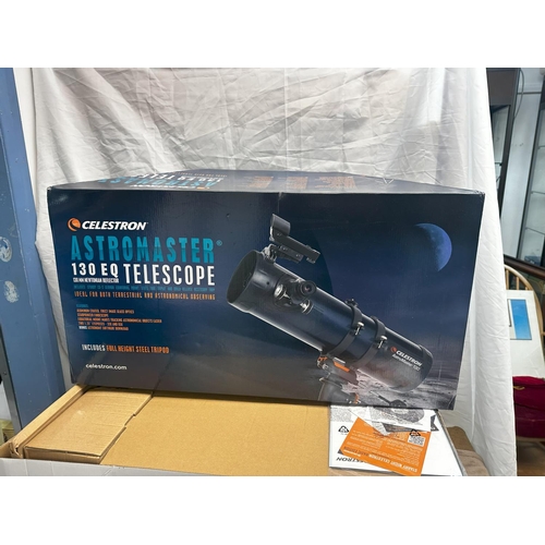 80 - Celestron Astromaster 130 EQ Telescope (new and boxed)