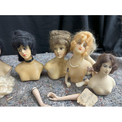 846 - Good Collection of Art Deco Half Dolls etc