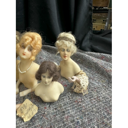 846 - Good Collection of Art Deco Half Dolls etc