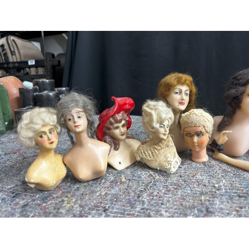 846 - Good Collection of Art Deco Half Dolls etc