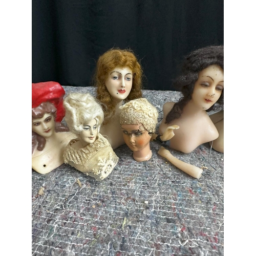 846 - Good Collection of Art Deco Half Dolls etc