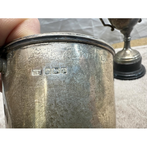 90 - Hallmarked Silver Cup 