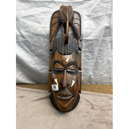 96 - Carved Tribal African Mask