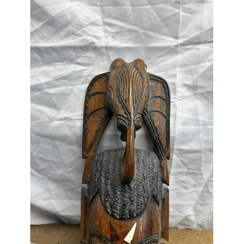 96 - Carved Tribal African Mask