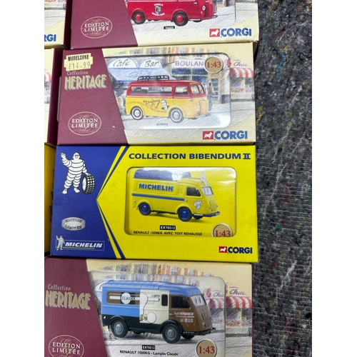 677 - Box Containing 24 New and Boxed Corgi Heritage Ltd Edition French Diecast Vehicles