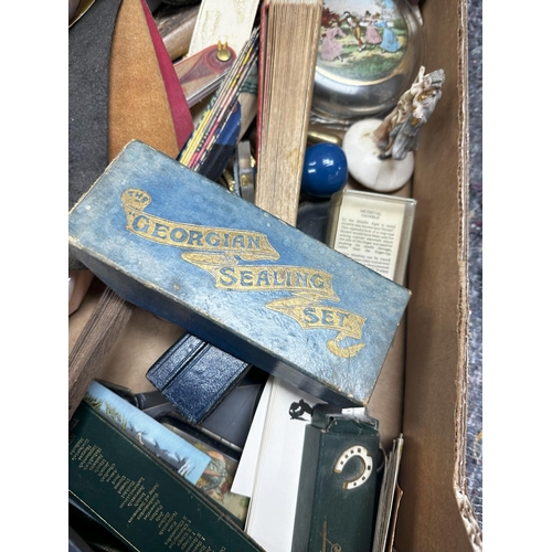 864 - Interesting Mixed Lot of Smalls and Nik Naks to include Vintage/Antique Jewellery Boxes, Pot Lids et... 