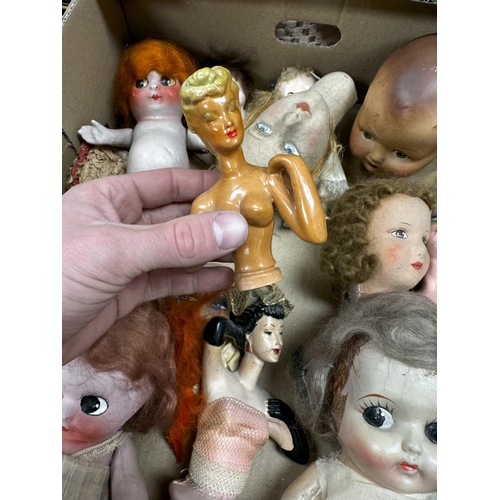 876 - Large Collection of Vintage & Antique Dolls