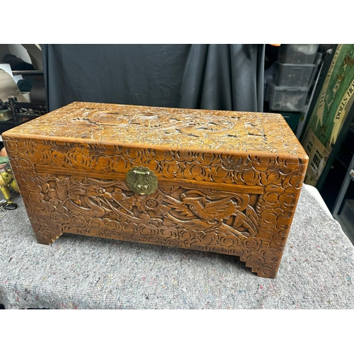 880 - Vintage Chinese Camphor Trunk