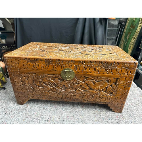 880 - Vintage Chinese Camphor Trunk