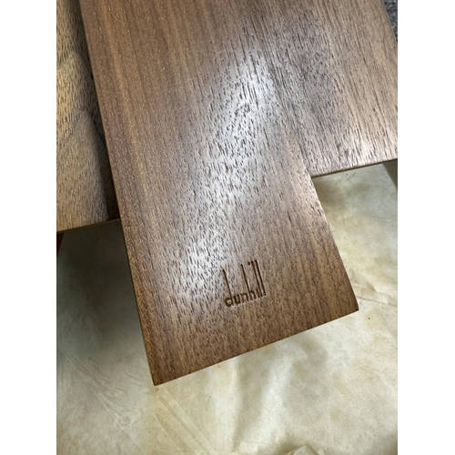 882 - David Linley for Alfred Dunhill - An Easel Back Walnut Picture Frame 32.5cm high x 22.5cm