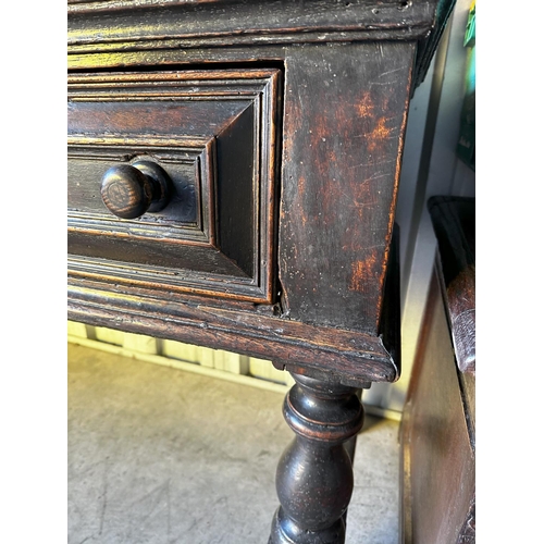 898 - 17th Century English Oak Dresser with Plate Rack