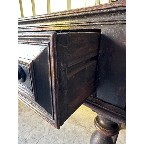 898 - 17th Century English Oak Dresser with Plate Rack