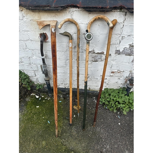 912 - Collection of Walking Sticks