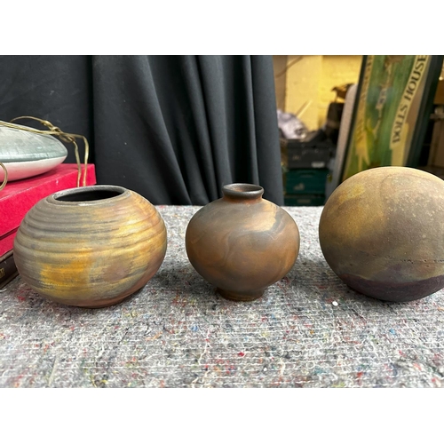 924 - 3 Pieces of Vintage Studio Pottery