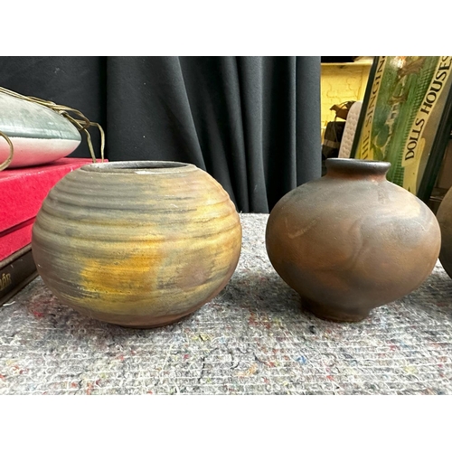 924 - 3 Pieces of Vintage Studio Pottery