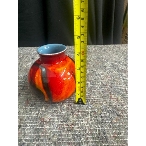 926 - 11cm Poole Pottery Vase