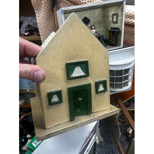 701 - A Collection of Dollhouses and Rooms including 2 Conservatories & all Accompanying Furniture (9 in t... 