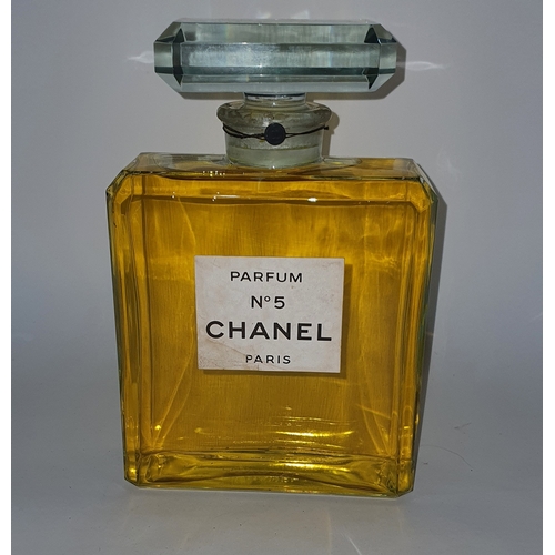 37 - Large vintage promo ex-display Chanel No5 Glass Bottle