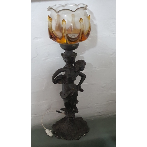 44 - Nice meddeterian style vintage lamp