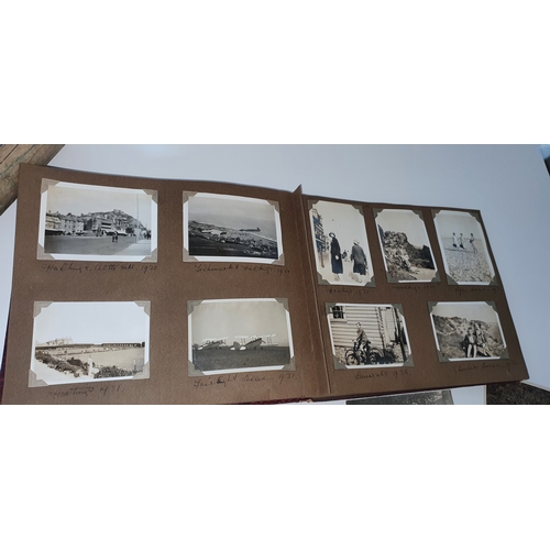 45 - Old photo album containing various photos plus selection of loose vintage photos etc.