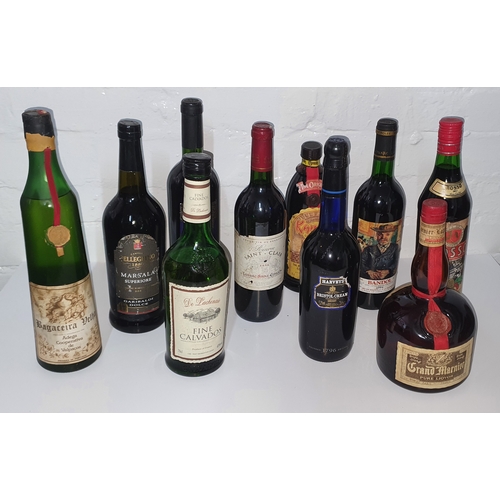 49 - Selection of unopened bottled alcohol inc vintage fine wines etc