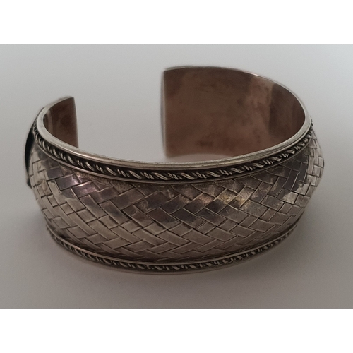 70 - Vintage 925 Silver cuff bracelet