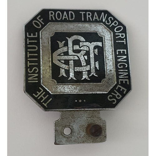 77 - Vintage road transport engineers car badge