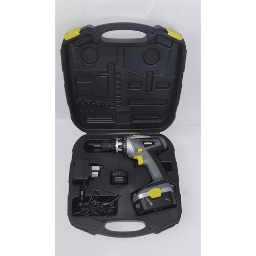 154 - Cordless drill in case with battery and charger