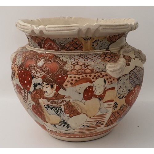 156 - Large vintage Japanese Pot