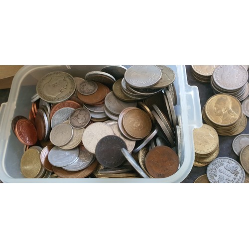 161 - Collection of old coins etc - World and British including some silver, BankNotes, Peace Dollar, 1900... 