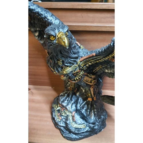 172 - Steampunk style Eagle statue