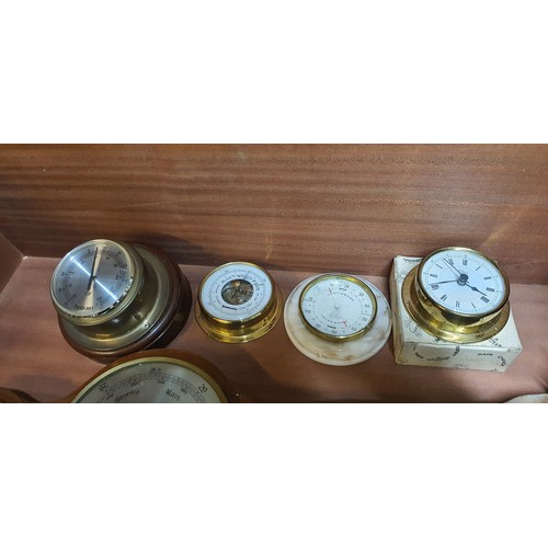 163 - Selection of old Barometers