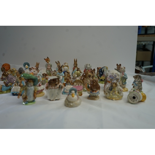 736 - Large collection of Beswick Beatrix Potter Figurines