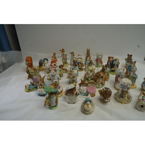 736 - Large collection of Beswick Beatrix Potter Figurines