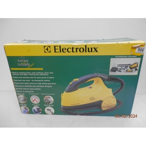 906 - New and Boxed Electrolux Steamer