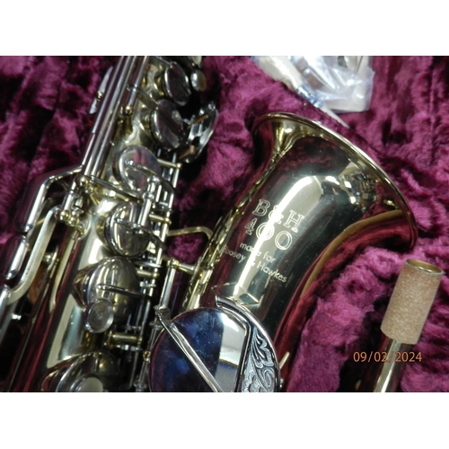 907 - Boosey and Hawkes 400 Saxaphone in Very Good Condition in Original Case