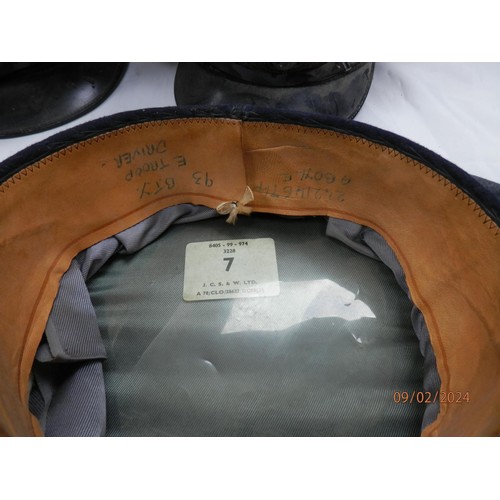 969 - Collection of Second World War Visor Caps and Head Dress to include Intelligence Corp Visor Cap, Weh... 