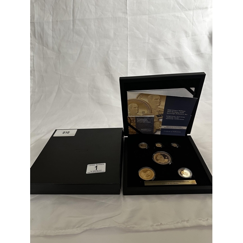 1 - To Commemorate Prince Williams 40th Birthday-The Definitive Sovereign Collection. Consisting of £5 G... 