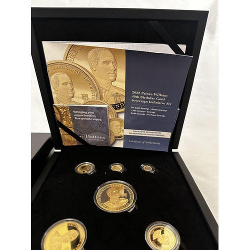 1 - To Commemorate Prince Williams 40th Birthday-The Definitive Sovereign Collection. Consisting of £5 G... 