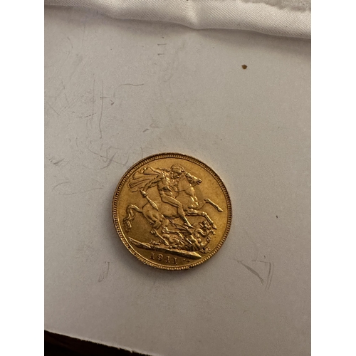 22E - 1911 Full Sovereign Coin