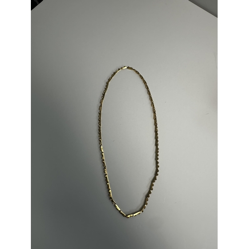 27 - Custom 18ct Gold Chain 56.9g