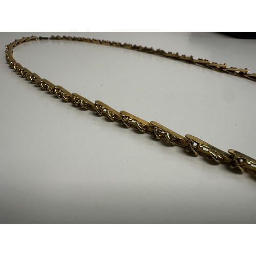 27 - Custom 18ct Gold Chain 56.9g