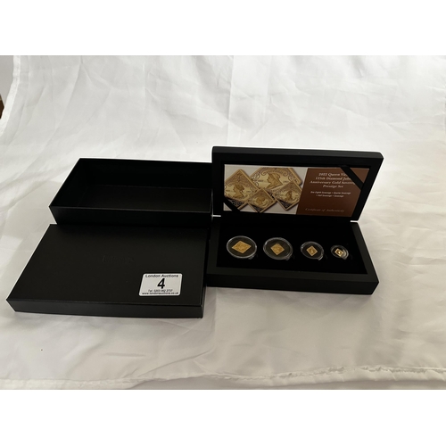 4 - Queen Victoria 125th Diamond Jubilee Anniversary Gold Sovereign Prestige Set (15g 22ct Gold)