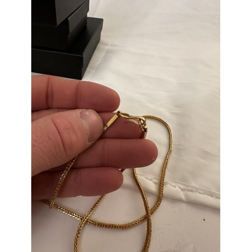 8 - Yellow Gold Chain (36g) Tests between 18/22ct Gold