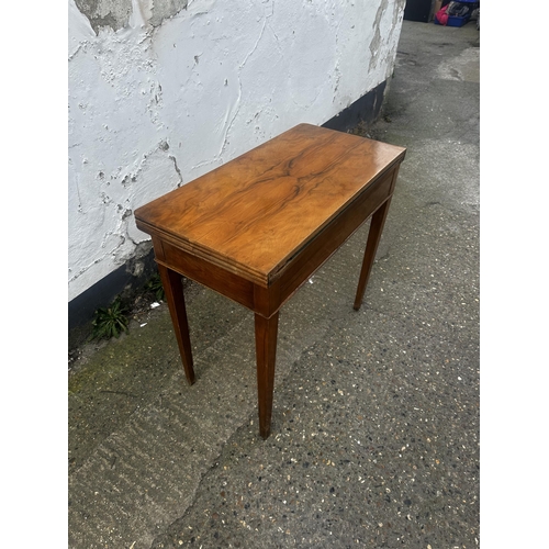 905 - Regency Mahogany Tea/Card Table