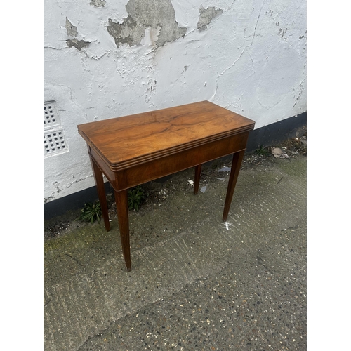 905 - Regency Mahogany Tea/Card Table